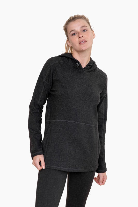 Brushed Hooded Pullover Top